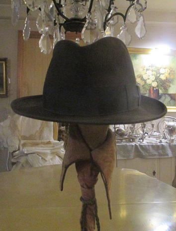 xxM1227M Borsalino fedora Falco Dark Brown hat
